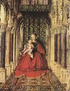 Jan Van Eyck The Virgin and Child in a Church (mk08) oil painting picture wholesale